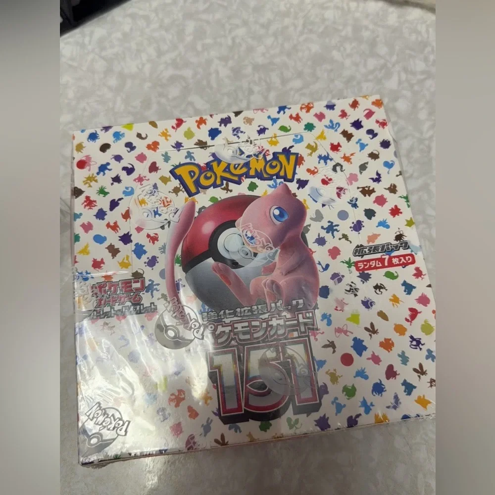 Pokemon Pink Mew Celebration Pack with Multicolor Silhouettes